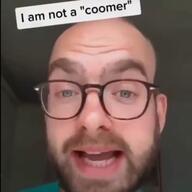 animated beard closed_mouth coomer ear glasses irl irl_soy open_mouth pornhub real simp sound soyboy text thick_eyebrows tiktok variant:unknown video // 360x360, 58.5s // 6.5MB
