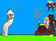 4GOD 4chan anti_sharty black_skin furby hanging nate soyteen stretched_mouth subvariant:meximutt_front variant:feraljak variant:impish_soyak_ears white_skin zootwew // 6655x4927 // 2.9MB