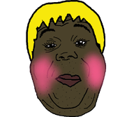 black_skin blond blushing head no_body subvariant:hunky_twink_sex_machine variant:alicia // 592x514 // 106.8KB