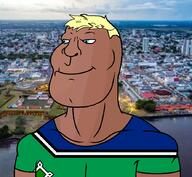 amapá blond blue_eyes brazil city flag:amapá flag_shirt macapá smile subvariant:brazilaryan subvariant:brazilmutt variant:meximutt // 888x818 // 388.0KB