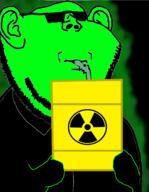 drinking drinking_straw ear fed glowie glowing holding_object nuclear soyjak subvariant:impdrink variant:impish_soyak_ears // 1055x1362 // 410.9KB