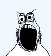 angry crying eyebrows open_mouth poopson soyjak stubble variant:rarejak // 600x650 // 15.9KB