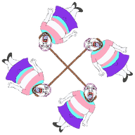 4soyjaks animated arm balding flag full_body glasses hanging leg loop nazism noose open_mouth soyjak stubble swastika tongue tranny variant:bernd // 1200x1200 // 231.0KB