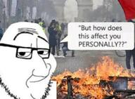 arc_de_triomphe arch closed_mouth fire france glasses irl irl_background raised_eyebrow riot stubble text variant:smugjak // 855x627 // 62.2KB