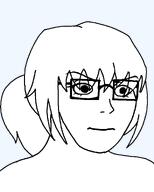 female femjak foidjak glasses hair long_hair open_mouth series:foidjaks subvariant:soygirl variant:soyak // 788x980 // 42.3KB