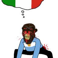 angry animated argentina blood bloodshot_eyes butthurt chimpout clenched_teeth dance ear flag glasses hand italy leg malding monkey_dance nosebleed obsessed obsession red_eyes rent_free shitgentina soyjak stubble subvariant:feralrage thought_bubble variant:feraljak vein yellow_teeth // 530x852 // 107.0KB