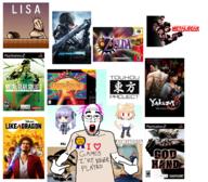 anime arm award azur_lane badge cirno clothes ear earthbound essex_(azur_lane) fan flag:transgender_pride_flag fumo gacha glasses god_hand kirisame_marisa lisa_(game) melty_blood meme metal_gear metal_gear_rising neco_arc nintendo open_mouth pink_hair posted_it_again_award ribbon secondary soyjak starman_(mother) stubble super_nintendo text the_legend_of_zelda the_legend_of_zelda:_majora's_mask touhou tranny transheart tsukihime variant:shirtjak video_game yakuza yakuza_6 yakuza_like_a_dragon // 1402x1227 // 1.7MB