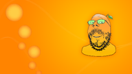 froot froot_(user) frutiger_aero orange_background orange_skin skeuomorphism subvariant:mustached_gapejak tinted_glasses variant:gapejak // 1920x1080 // 855.4KB