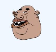 bald black_sclera brown_skin buck_teeth ear eyebrows fat fixed full_head head lips mutt open_mouth slant_eyes stubble subvariant:canuckmutt subvariant:impish_amerimutt teeth template variant:impish_soyak_ears variant:meximutt variant:pajeetjak // 888x818 // 14.2KB
