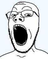 glasses open_mouth series:skinny_soyjaks stubble subvariant:gapejak_slim template variant:gapejak white_skin // 800x1000 // 23.5KB