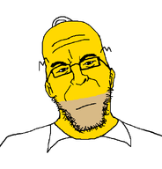 glasses homer_simpson mouth_closed the_simpsons variant:epsteinjak white_background yellow_skin // 616x642 // 7.2KB
