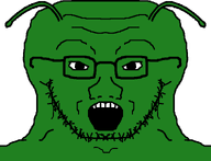 alien antenna antennas glasses green_skin looking_at_you open_mouth soyjak stubble subvariant:soyak_front3 transparent_background unwrapped variant:soyak // 966x740 // 16.6KB