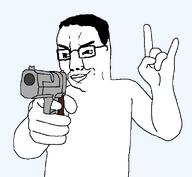 color gun shirtless template transparent_background variant:chudjak // 590x544 // 25.2KB