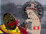 Etnocacerismo based brown_skin ecuador ecuadorian fagot flag:peru humiliation_fetish monkey obese peru peruvian subhuman war41 // 1440x1080, 41.5s // 53.5MB