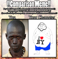 barefoot black_skin bloodshot_eyes face face_reveal fat i_love irl me meta:namefags meta:self_insert nas:comparison_meme new_york nigger selfie smoot_(user) subvariant:beast subvariant:ishish_soyak_ears variant:impish_soyak_ears // 673x681 // 553.9KB