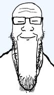 calm closed_eyes closed_mouth glasses happy smile soyjak stretched_chin stubble subvariant:longplier template variant:markiplier_soyjak white_skin // 993x1745 // 42.6KB