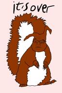 animal closed_eyes closed_mouth its_over soyjak subvariant:feralsquirrel text trend:squirreljakking variant:feraljak // 340x512 // 48.5KB