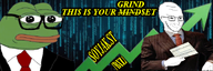 biz_(soyjak.party) amphibian bald clothes frog glasses holding_object meta:banner nas:leepost nas:pepe necktie pepe_the_frog sharty soyjak soyjak_party soyjak_st stubble subnas:jager suit suit_and_tie text variant:soyak // 600x200 // 232.8KB