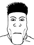 closed_mouth hair neutral soyjak subvariant:neutralplier variant:markiplier_soyjak // 600x800 // 53.1KB