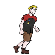 animated artist:maslack award beard blond glasses hair meta:not_oc nate puppet red_shirt redraw transparent_background variant:soyak yellow_hair // 1000x1000 // 1.4MB