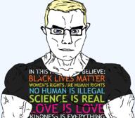 Love_is_love a10_eyes aryan black_lives_matter blond glasses in_this_house muscular_male science subvariant:chudjak_front subvariant:muscular_chud variant:chudjak // 1059x929 // 347.0KB