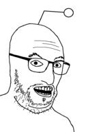 antenna glasses open_mouth reddit soyjak stubble variant:unknown // 704x949 // 24.6KB