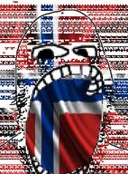 country flag flag:norway norway open_mouth soyjak stubble subvariant:tismjak variant:gapejak // 189x255 // 78.5KB