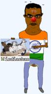 ack ancient animal arm armor art aryan beard bindi blond bloodshot_eyes blue_eyes bracelet brown_skin buff chariot classical_art_parody closed_mouth clothes country crying ear eyebrows eyelashes flag flag:india flies full_body glasses grey_hair hair hand hanging hinduism history holding_object holding_sword horse india indiachan indian indo-european indo_european indus_valley_civilization multiple_soyjaks mustache nazism open_mouth pagan painting poop redraw rope shield sintashta_culture sky small_penis smile smug soyjak stubble subvariant:smug_horse swastika sword tongue variant:bernd variant:chudjak variant:smugjak weapon wheel white_hair white_skin yamnaya yellow_teeth // 993x1833 // 413.9KB