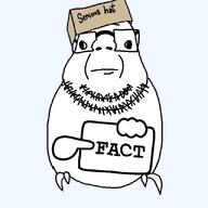 beard bird clothes fact glasses hat looking_at_you neutral nose open_mouth serious serious_hat variant:budgiejak // 640x640 // 48.0KB