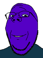 glasses nose smile stubble subvariant:wholesome_soyjak teeth variant:gapejak white_background // 600x800 // 29.9KB