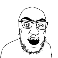 bald eyebrows glasses open_mouth series:fusionjaks subvariant:tetojak teeth teeth_showing template transparent_background variant:feraljak white_skin // 550x550 // 12.9KB