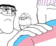 3soyjaks anime big_chin closed_mouth glasses hair hand looking_at_each_other looking_at_you purple_hair smile stubble subvariant:wholesome_soyjak thick_eyebrows traced tranny transgender_flag variant:chudjak variant:gapejak // 680x557 // 91.8KB 3soyjaks anime big_chin closed_mouth glasses hair hand looking_at_each_other looking_at_you purple_hair smile stubble subvariant:wholesome_soyjak thick_eyebrows traced tranny transgender_flag variant:chudjak variant:gapejak // 680x557 // 91.8KB