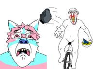 coal monocycle reddit shark_fin soup soyjak_party_is_4chans_little_brother subvariant:feralrage subvariant:trannyfur they_throw_coal_at_people_riding_unicycles_and_eat_shark_fin_soup throwing total_furry_death total_tranny_death tranny ttd variant:feraljak // 2048x1536 // 785.6KB
