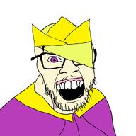 crown dogseatingdogs6 emo_hair king_olly mario olly origami paper paper_mario pmtok purple retard retarded super_ded6_galaxy variant:feraljak // 1500x1500 // 41.4KB