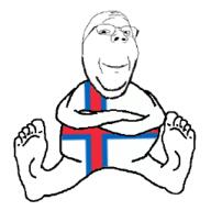 closed_mouth crossed_arms faroe_islands flag flag:faroe_islands foot full_body glasses smile stubble variant:gapejak // 255x255 // 15.7KB