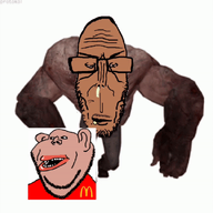 amerimutt angry animated arm beard bloodshot_eyes clothes ear euromutt eyebrows full_body glasses half_open_mouth left_4_dead_(series) leg lips looking_to_the_left mcdonalds mustache red_shirt running shitskin subvariant:euromutt subvariant:impish_amerimutt tank_(left_4_dead) variant:impish_soyak_ears // 600x609 // 1.3MB