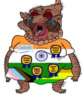 ack artist:kernung chud_(boorufag) chud_(soybooru) cuck gelisht gelisht_(namefag) hanging meta:op_took_a_selfie_of_xerself nigger tranny troon variant:mlechajak will_never_be_white_award // 1284x1488 // 233.2KB