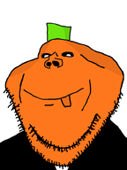 clothes looking_at_you meta:tagme orange_skin pump_spooky_month pumpkin smile spooky_month srpelo stubble variant:impish_soyak_ears white_background // 598x800 // 31.7KB