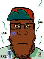 blue_hair brown_skin bug cap clothes discord discord_logo_facial_mark esl flag:minor_attracted_person flies fly fnf_pedo friday_night_funkin' green_hair hat map_(pedophile) neutralplier_award pedophile shitskin stink_lines stinky subvariant:neutralplier sweating variant:markiplier_soyjak white_background yellow_sclera // 600x800 // 33.0KB