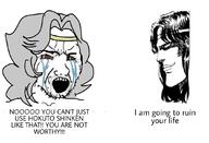 amiba anime crying eye_bags headband hokuto_no_ken manga side_profile smug toki_(hokuto_no_ken) variant:soyak white_hair // 1080x735 // 83.2KB