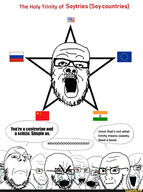 china crying european_union flag flag:china flag:european_union flag:india flag:russia flag:united_states ifunny india russia soyjak star_(symbol) united_states variant:cryboy_soyjak variant:gapejak variant:soyak // 1432x1920 // 653.5KB