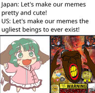 4soyjaks angry animal_ears anime anti_slopjak arm badge blackface brainlet brimstone brown_skin chud_(boorufag) chud_(soybooru) clenched_teeth coal coal_skin comparison glasses green_hair gyate_gyate hanging i_hate i_love i_trans_heart im_retarded jewish_nose judaism kasodani_kyouko merge nigger retard rope shitskin slopjak stubble suicide tail text thing_japanese touhou tranny variant:bernd variant:feraljak variant:ppp video_game warning yellow_teeth // 1920x1892 // 670.6KB