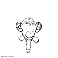 animated closed_mouth ear foot glasses poyopoyo soyjak stubble subvariant:wholesome_soyjak variant:gapejak // 400x400 // 335.9KB