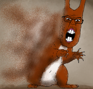 angry animal art background brown_eyes claw claws dust eyebrows glasses gums looking_at_you nigga_thats_nuts nose open_mouth pain painting screaming squirreljak subvariant:feralrage subvariant:feralsquirrel t50_eyes vaporize variant:feraljak wrinkles xitter_meme // 1270x1203 // 2.9MB