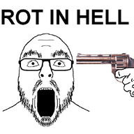 anhero anti_flartson blood bloodshot_eyes brain death execution flart foaming_at_the_mouth gore gun gunshot skull suicide variant:flartson // 910x624 // 122.9KB