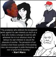 cuck elon_musk karl_marx lipstick maga maga_hat variant:soyak wojak // 1080x1100 // 90.2KB