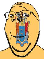 1776 flag flag:new_jersey glasses grapes horse looking_at_you new_jersey smile soyjak stubble subvariant:wholesome_soyjak teeth template text united_states variant:gapejak // 582x772 // 61.2KB