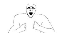 bald beard eyes glasses hand hands_up looking_at_you open_mouth screaming stubble variant:patrickjak variant:unknown // 1200x675 // 6.9KB