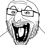 angry beard excited open_mouth stubble template tongue transparent_background variant:wolfjak // 999x999 // 39.2KB