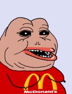 amerimutt amphibian black_sclera blue_background brown_skin fat frog lips mcdonalds mutt nas nas:pepe pepe pepe_the_frog teeth united_states // 1430x1854 // 266.4KB